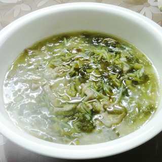 咸菜瘦肉夜开花羹