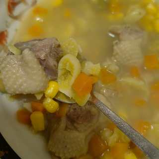 白果鸡肉蔬菜汤