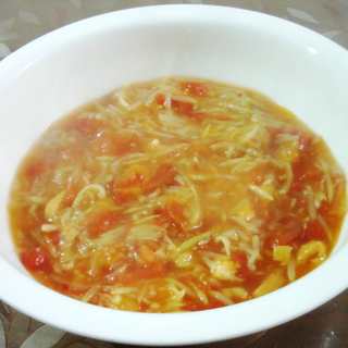 油豆腐番茄夜开花羹