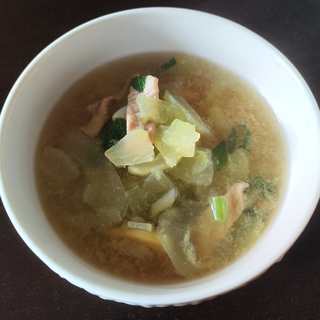 白瓜肉片汤