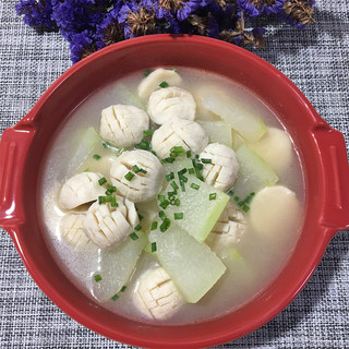 鸡肉丸冬瓜汤