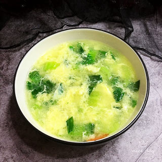 油菜蛋花汤