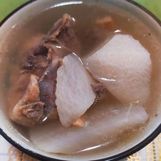龙骨瑶柱萝卜汤