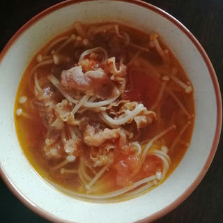 金针肥牛汤