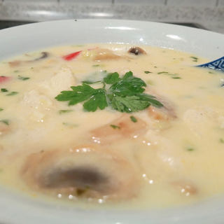 葱香鸡肉浓汤