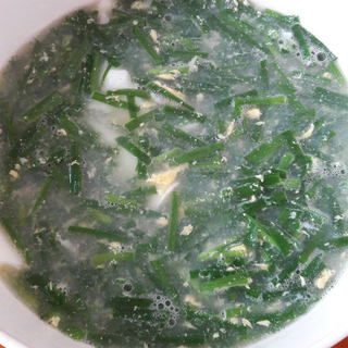 韭菜鸡蛋汤