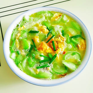 鸡蛋丝瓜汤