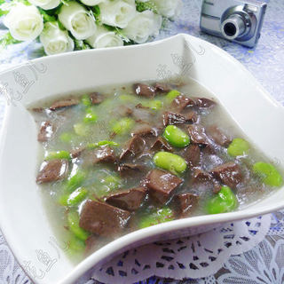 蚕豆肉鹅血羹