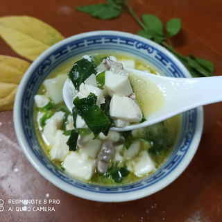荠菜豆腐山药羹
