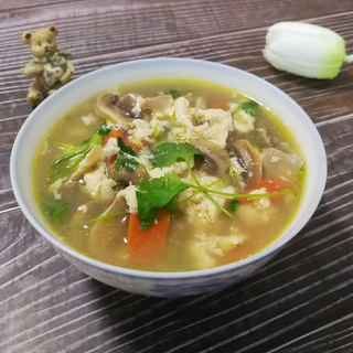 蘑菇蛋花汤