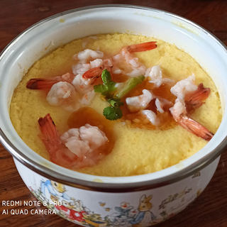 虾仁蒸蛋