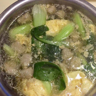 青菜肉丸汤