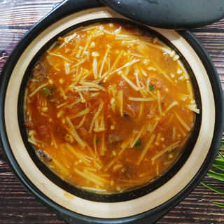 金针菇牛肉汤