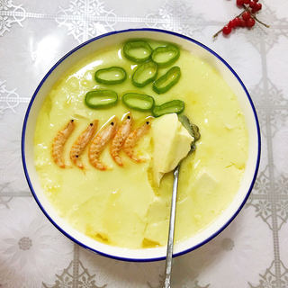 嫩豆腐蒸蛋