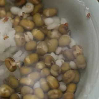 蒸出来的绿豆汤