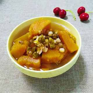 南瓜绿豆汤