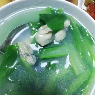小满日食记之小白菜牡蛎汤