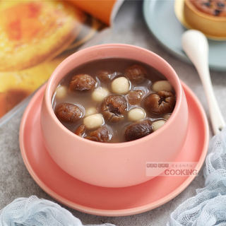 桂圆红豆糯米圆子羹