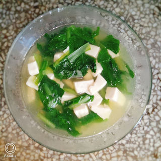 小白菜豆腐汤