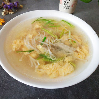 金针菇鸡蛋汤