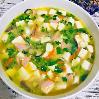 “野菜”豆腐什锦汤