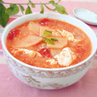 土豆番茄鸡蛋汤