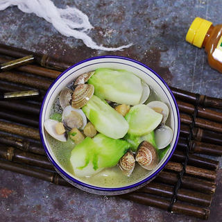 干贝花蛤儿菜汤