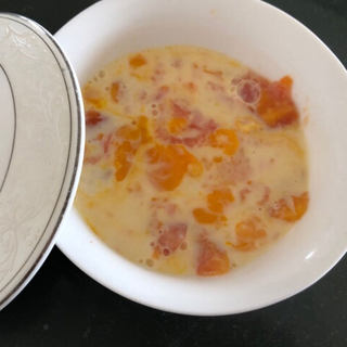 木瓜鸡蛋牛奶羹