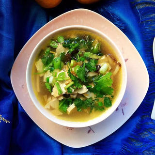 香菇黄花豆干汤