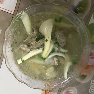 猪杂平菇汤