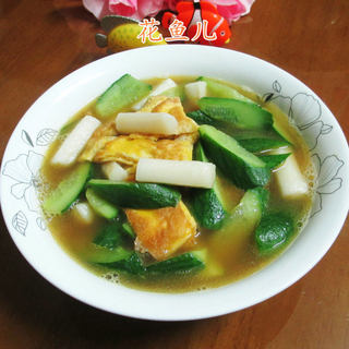 鸭蛋小青瓜年糕汤