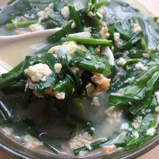家乡的味道   韭菜鸡蛋海米羹