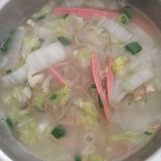#团圆饭#白菜红薯粉汤