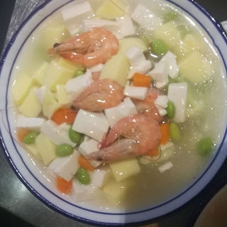 花菜豆腐羹