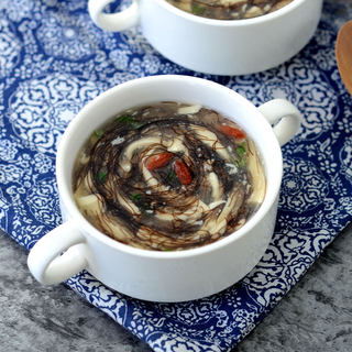 野菜香，发菜豆腐羹