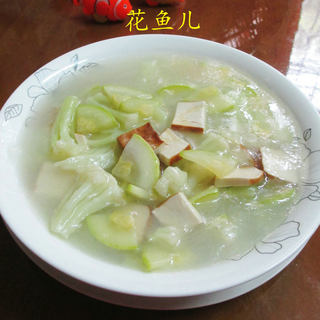 西葫芦香干花菜羹
