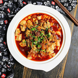 麻婆牛筋豆腐