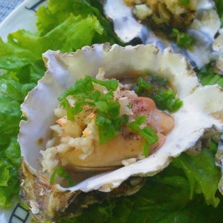 蒜烤海蛎子（烤箱）
