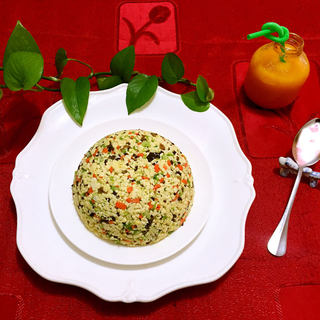 吉祥多福（鸡刨豆腐）