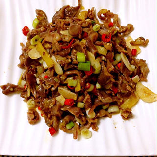 小炒鸡胗