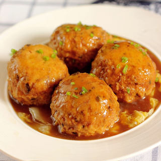 【年夜饭吉利压轴大菜】少油版四喜丸子