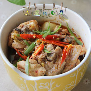 腐乳豆豉蒸鸡