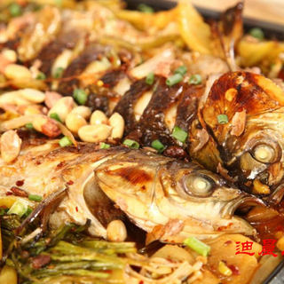 《家庭烤箱版》麻辣酸豆角烤鱼