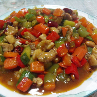 鸡腿的做法-----宫保鸡丁
