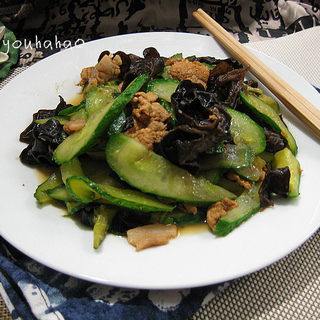 黄瓜木耳炒肉