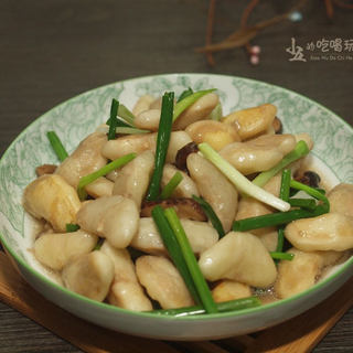 香菇焖菱角