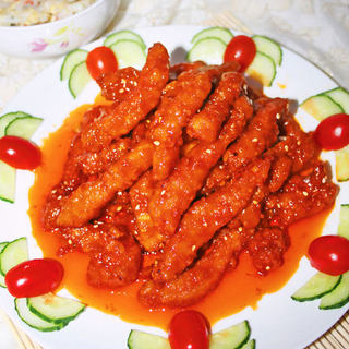 【外酥里嫩的里脊肉】糖醋里脊
