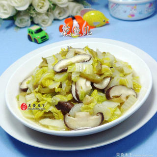 榨菜丝香菇炒娃娃菜