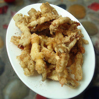 干炸蘑菇