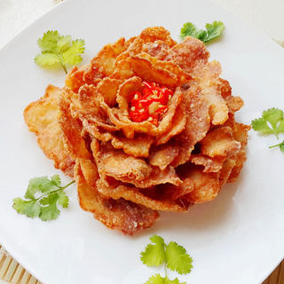 花开富贵牡丹鱼片
